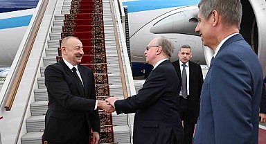 Azerbaycan Cumhurbaşkanı Aliyev Moskova'da