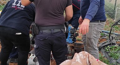 Bacağını çapa motoruna kaptıran şahıs ağır yaralandı