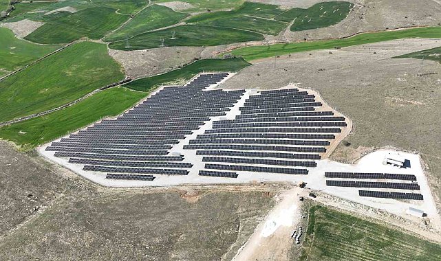 Bağrıkurt Güneş Enerjisi Santralinde üretime başlandı