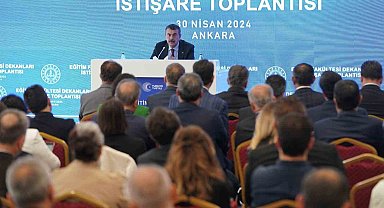 Bakan Tekin, Eğitim Fakültesi Dekanları İstişare Toplantısı'na katıldı