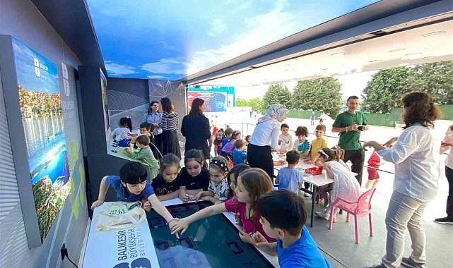 Balıkesir Büyükşehir'den çocuklara 'çevre' eğitimi