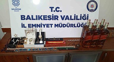 Bandırma'da bir evi soyan şüpheli tutuklandı