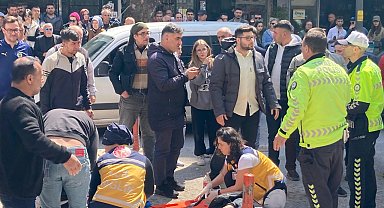 Bandırma'da trafik kazasında 1 kişi yaralandı