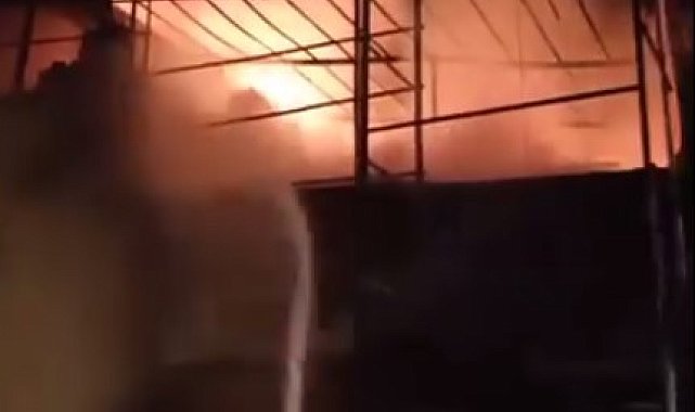 Bartın'da mobilya atölyesinde korkutan yangın