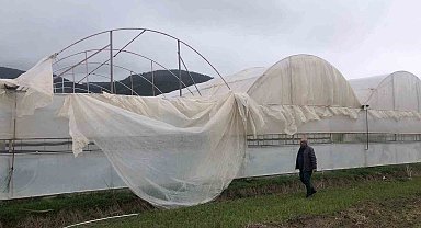 Başkan Arslan, Çameli'nde fırtınanın oluşturduğu hasarları yerinde inceledi