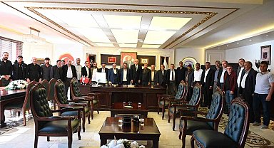 Başkan Bakkalcıoğlu'na 'Tebrik' ziyaretleri devam ediyor