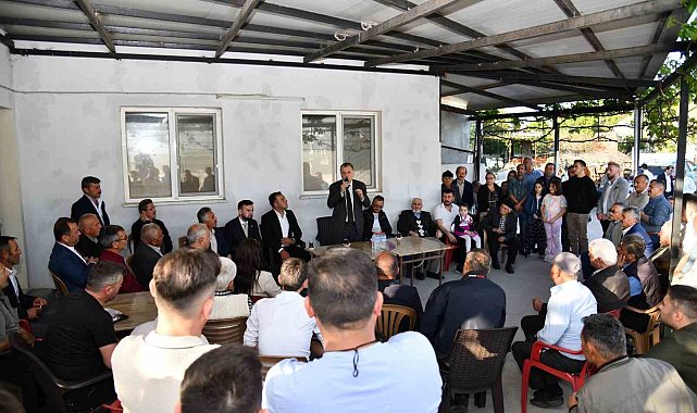 Başkan Balaban 1 günde 12 mahalleyi ziyaret etti