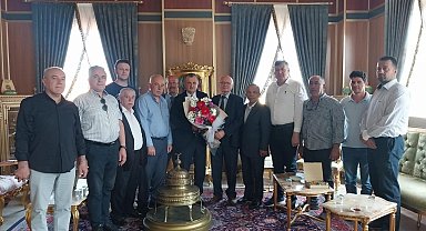 Başkan Balaban'a 'Hayırlı olsun' ziyaretleri