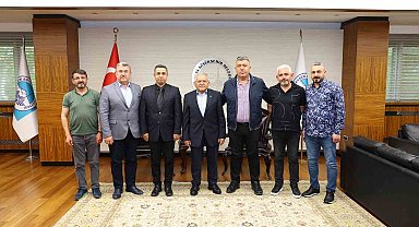 Başkan Büyükkılıç'a ziyaretçi akını