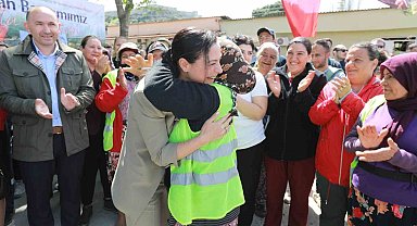 Başkan Ceritoğlu Sengel, belediye çalışanlarıyla bayramlaştı