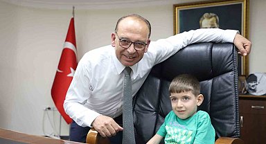 Başkan Çetin Akın'dan SMA'lı Feyyaz Alperen için dayanışma çağrısı