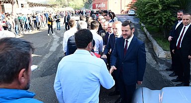 Başkan Çetinkaya, personellerle bayramlaştı