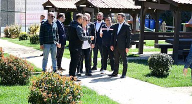Başkan Çetinkaya sahadaki çalışmaları inceledi