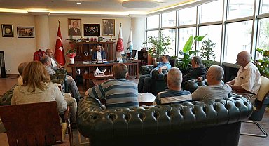 Başkan Işık'a ziyaretçi akını