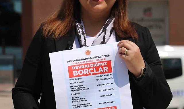 Başkan Köksal, Afyonkarahisar Belediyesinin borcunu açıkladı: