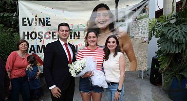 Başkan Mandalinci, milli yüzücü Türkoğlu ile görüştü