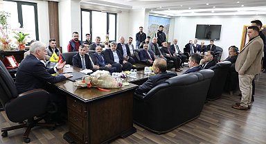 Başkan Memiş'e bayram ziyareti