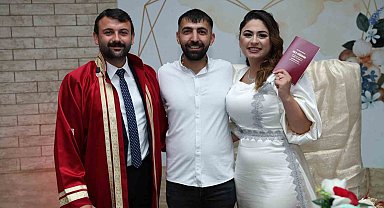 Başkan Sarıyıldız, ilk nikahını kıydı