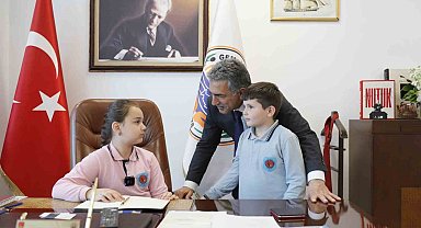 Başkan Şükrü Deviren'den minik başkanlara lunapark müjdesi