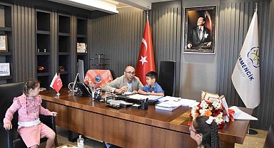 Başkan Zencirci, koltuğu miniklere devretti