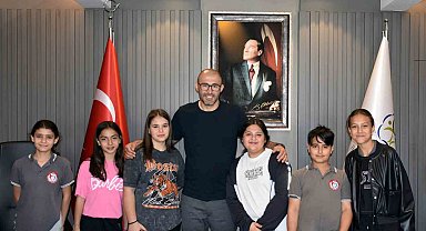 Başkan Zencirci öğrencileri ağırladı