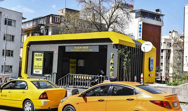 Başkette modern taksi duraklarının sayısı artıyor