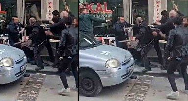 Bayburt'ta iki grup arasında tekme, tokat, sopalı kavga