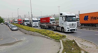 Beylikdüzü'nde tır kornaları mahalleliyi isyan ettirdi