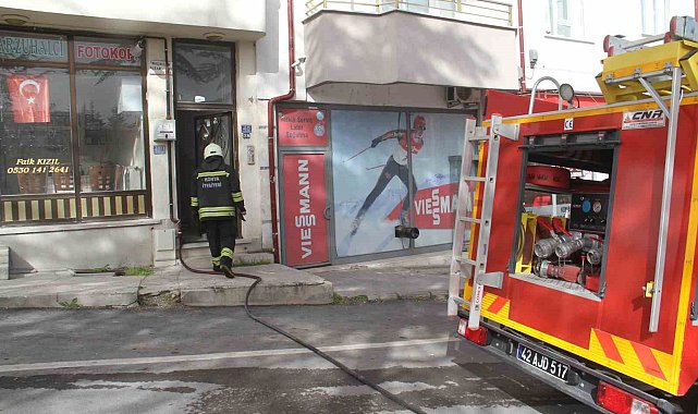 Beyşehir'de korkutan ev yangını