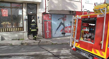 Beyşehir'de korkutan ev yangını