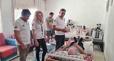 Bodrum Belediyesi, hastalara moral oluyor
