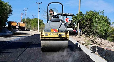Bodrum Belediyesi yol yapım çalışmalarına devam ediyor