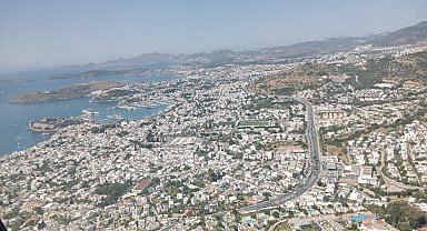 Bodrum'da havadan ceza yağdı