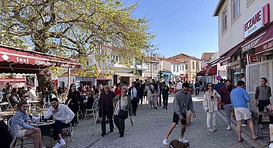 Bozcaada'da bayram rekoru