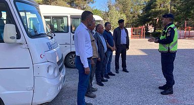 Bozdoğan'da okul servisleri denetlendi