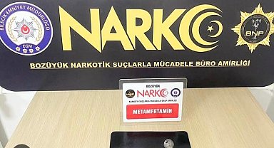 Bozüyük'te üzerinde uyuşturucu madde bulunduran şahıs yakalandı