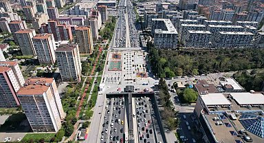 Büyükçekmece ile Avcılar arasında yaşanan trafik yoğunluğu havadan görüntülendi