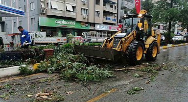 Büyükşehir ekiplerinden anında müdahale
