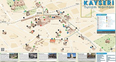 Büyükşehir'den Kayseri turizm haritası