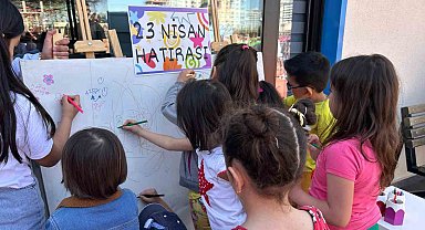 Büyükşehir'in Çocuk Kütüphanesi'nde "23 Nisan" coşkusu