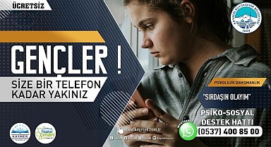 Büyükşehir'in örnek projesi 'Sırdaşın Olayım' vatandaşların hizmetinde