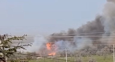 Çankırı'da orman yangını