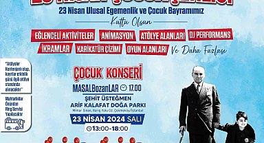 Çekmeköy Belediyesi'nden 23 Nisan çocuk şenliği sürprizi