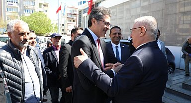 CHP Genel Başkan Yardımcısı Ensar Aytekin'den Başkan Ertaş'a hayırlı olsun ziyareti