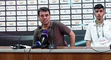 Cihat Arslan: "İnşallah biz Çorum'u yenersek son maça kalmaz "