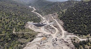 Çine'deki gölet çalışması devam ediyor