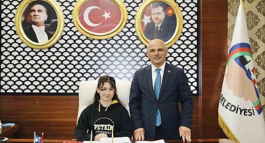 Çocuk başkandan ilk talimat Körfez'e Bilim-Sanat Sokağı oldu