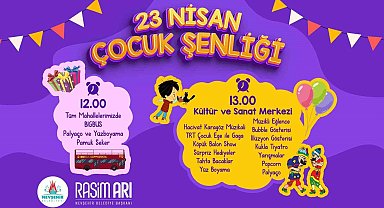 Çocuklara 23 Nisan süprizi