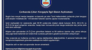 Çorbacıda hesap kavgası: 3 polis hakkında idari soruşturma