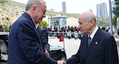 Cumhurbaşkanı Recep Tayyip Erdoğan, MHP Lideri Bahçeli'yi ziyaret ediyor.